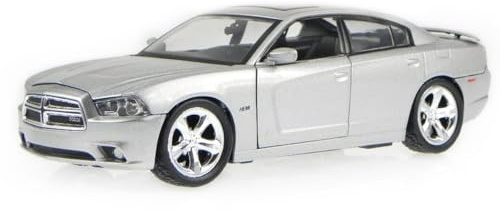 Motormax Dodge Charger R/T 2011 Silber Modellauto 73354 1:24