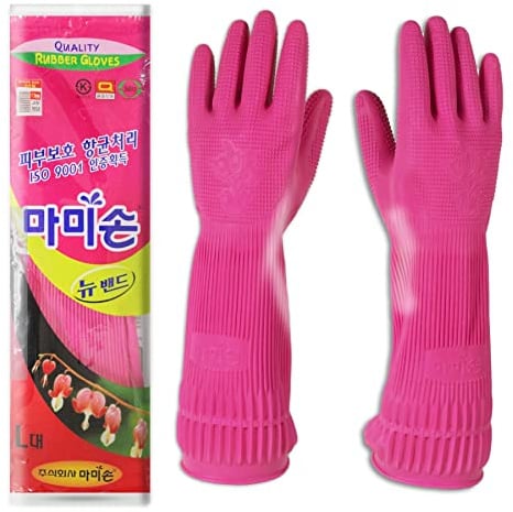 Mamison Co. Mamison Quality Kitchen Rubber Gloves (1, L)