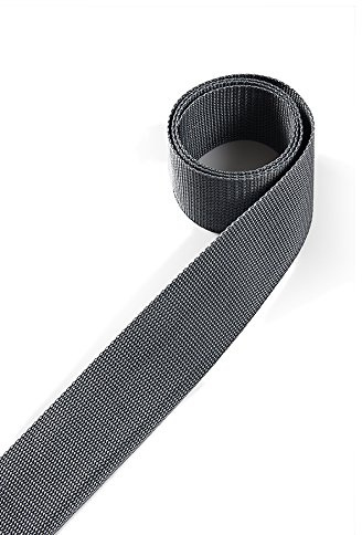 1buy3 Gurtband aus Polypropylen 30mm breit, 12 Meter lang, Farbe:22 - Silbergrau | Grundpreis pro Meter = € 0,71