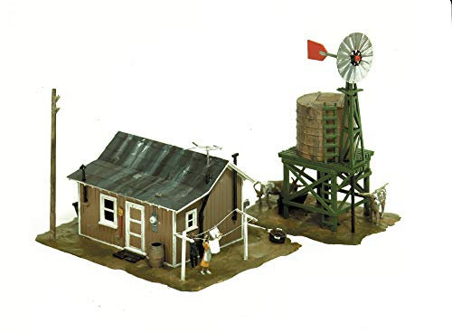 Life-Like Trains Kit di costruzione Azienda agricola HO scala con figure, per adulti, realistico, unisex, non pieghevole