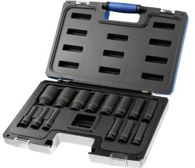 Britool E041602B 1/2-inch Deep Impact Socket Drive Set (14 Pieces)