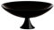 CRISTALICA Schale Obstschale Konfektschale Night Schwarz Glas 33 cm
