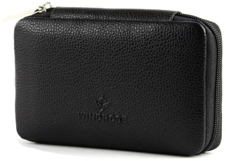 WINDROSE 6-teilig Maniküretui Beluga/Leder (schwarz-legacy)