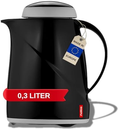 Helios Wave Kunststoff-Isolierkanne, schwarz, 0,3 Liter