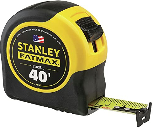 Stanley FatMax 33-740 40-Foot Tape Rule with BladeArmor Coating