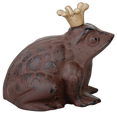 Esschert Design Froschkönig Deko-Figur 20,5 x 17,5 x 19,7 cm