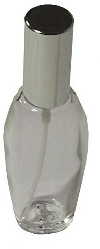 10 Flakon leer 30 ml mit Zerstäuberpumpe und Kappe Silber Meliha