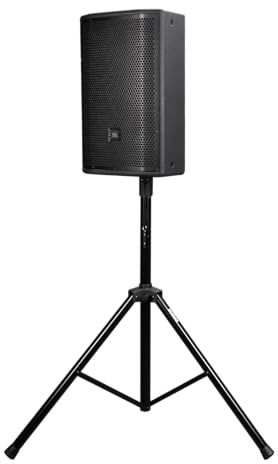 Rok-It Heavy Duty Speaker Stand with Tripod Base and Height Adjustable from 47 to 70, 110lb Weight Capacity (RI-SPKRSTD)