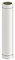 Schornstein - Längenelement DW doppelwandig, 500mm Länge und 200mm Durchmesser, Innen/Außen je 0,5 mm Wandstärke, Edelstahl