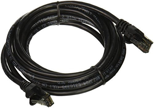 Belkin A3L980-08-BLK-S CAT6 Snagless Patch Cable RJ45M/RJ45M; 8 Black