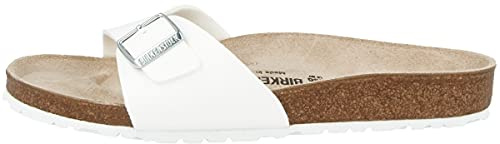Birkenstock MADRID Birko-Flor, Men's Sandals, White (Weiß), 9 UK (43 EU)