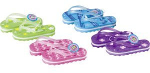 Brunnen 30 x Radierer Flipflops 4x3cm farbig Sortiert