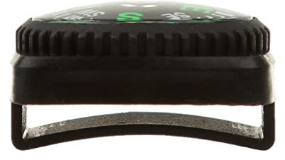 MagiDeal Kompass Mit Holster Uhrenarmband Paracord Armband Kompass Schwarze Farbe