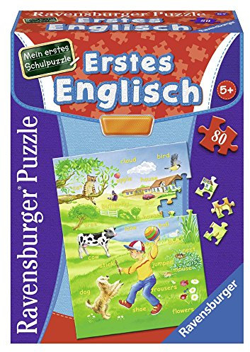 Ravensburger 07537 - Mein erstes Schulpuzzle: Erstes Englisch - 80 Teile Puzzle
