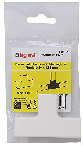 Legrand - Raccord en T - pour moulure 20x12,5mm