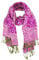 PASKMLNA Wendbarer Pashmina-Schal, Paisleymuster, elegante Farben, Fuchsia, florales Paisleymuster, Large