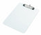 Class' - Plaque Porte Bloc transparente à Pince - PLATRANS - PVC et Métal - Résistant - 22,5 x 31,5 cm