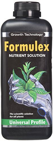Growth Technology 05-210-006 Formulex, 1 L, Negro, 5.5 x 5.5 x 16 cm