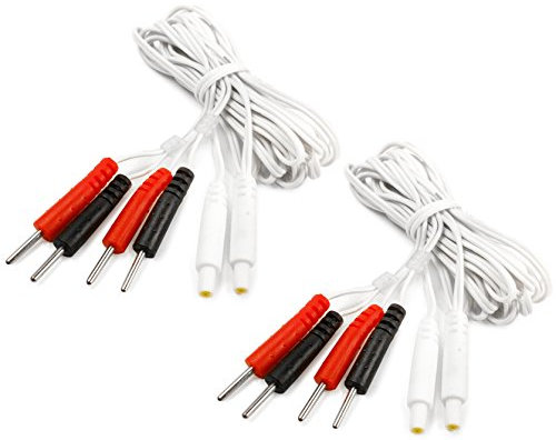 TensCare - 2 Ersatzkabel für perfect TENS, perfect EMS, perfect PFE and neues Touch Tens Gerät L-CPT-DE