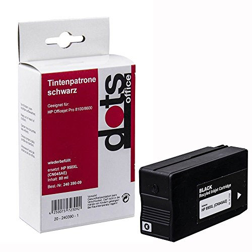 dots 1722,4001-DOTS Dots Tinte ersetzt HP 950xl Bk