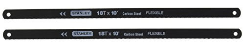 Stanley 15-908A 18 Point Hacksaw Blade High Carbon Steel, 10-Inch