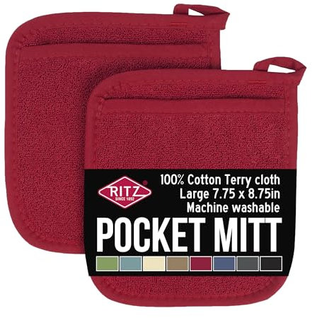 Ritz Topflappen Paprika Red mit Tasche