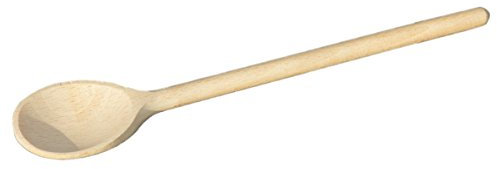 Piccolino Bastelbedarf Holz Kochlöffel 24cm rund - Holzlöffel zum Basteln und Kochen