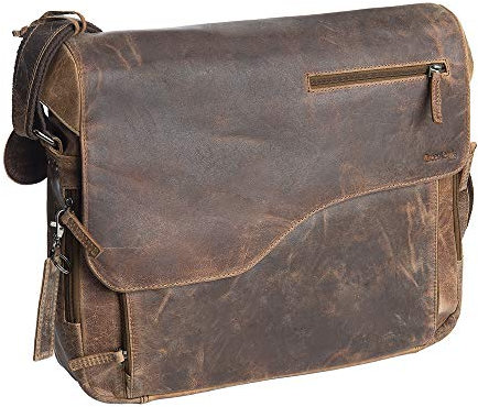 Greenland Nature Montana Messenger Leder 40 cm Laptopfach