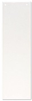 FOCUS DISPLAYS DOOR FINGER PLATE WITH SCREWS - 11 COLOURS (clear)