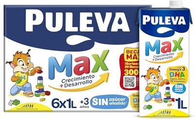 Puleva Max Original Leche de Crecimiento y Desarrollo +3 Años 1L