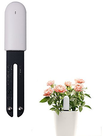 Soil Tester, OLLIVAN Intelligent Xiaomi Plant Monitor Bluetooth 4 en 1 Testeur Sol pour Nutrition des Plantes / Capteur D'humidité du Sol / Température / Lumière (Plantes Moniteur)