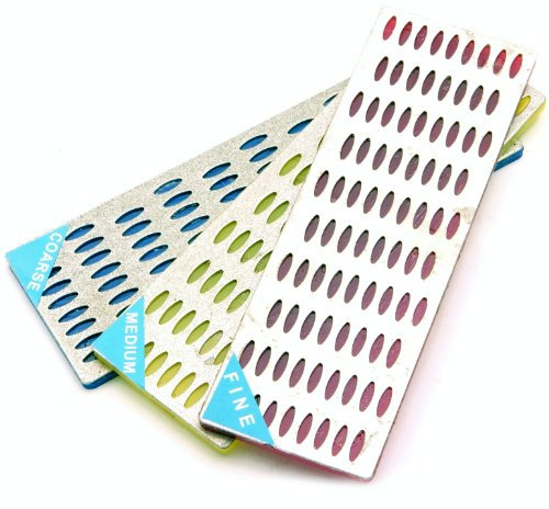 Rolson 24257 Diamond Sharpening Blade Set (3 Pieces)