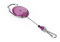 Durable Schlaufenclip Jojo Style (mit Federhaken) 1 Stück, lila, 832712
