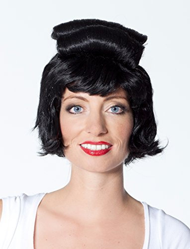 Perücke Geisha schwarz