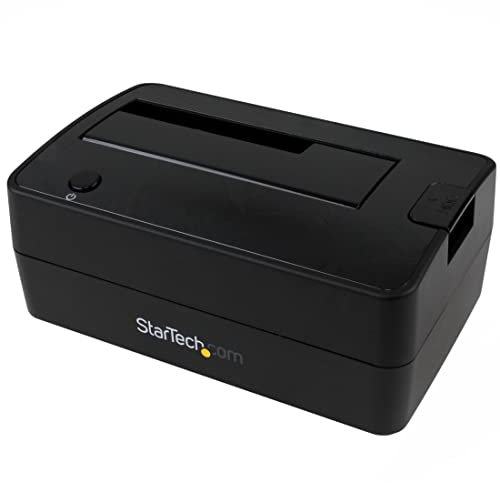StarTech.com Docking Station USB 3.1 (10Gbps) a SATA III de 1 Bahía para Discos Duros y SSD de 2,5/3,5, Base con Bahía de Carga Superior (SDOCKU313)