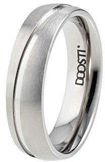 DOOSTI Freundschaftsring/Partnerring Hope Titan mit Gratis Gravur