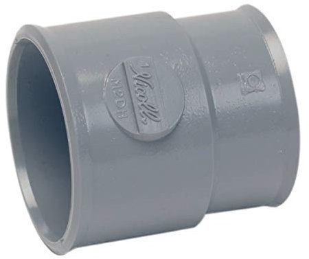 manchon de réduction pvc - pour douille d'évacuation ddh 40 x 49 mm - femelle / femelle - nicoll