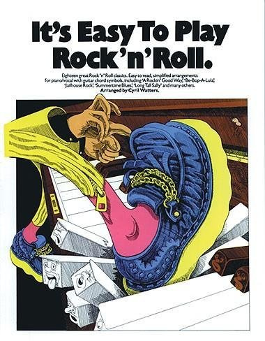 It's Easy To Play Rock 'n' Roll. Für Klavier, Gesang & Gitarre(mit Akkordsymbolen)