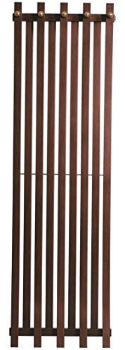 anapont Heizkörper Passo Garderobe 1800h x 760b ohne Spiegel, Zwei Hagenreihen Weiss Heizung
