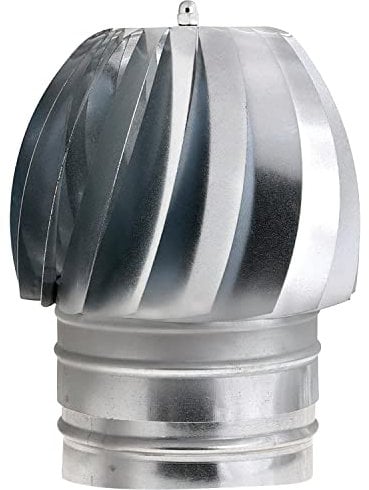 WOLFPACK LINEA PROFESIONAL - Sombrero Extractor Galvanizado para Estufa, Chimenea, Extracción de Humos, Para tubo Ø 200 mm.