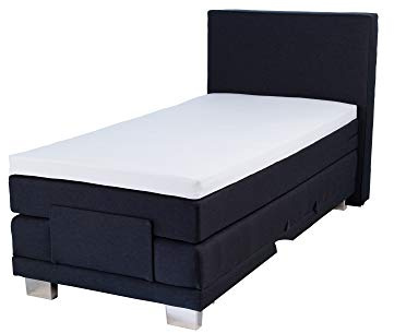 SETEX Molton Köper Matratzenschutz, Spannbetttuch, Für Topper geeignet, 100 x 200 x 12 cm, 100 % Baumwolle, Weiß, 1808095195543002