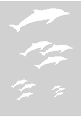 Createx Schablone Mylar - Delfine 3 Step-by-Step 262 535