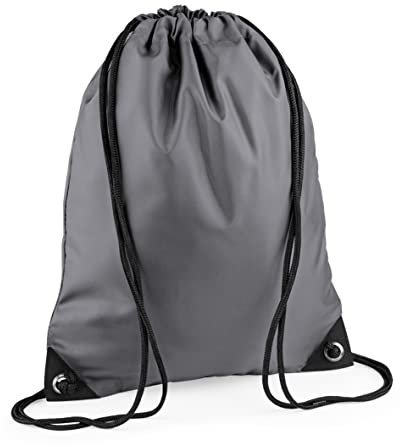 BagBase Unisex Bg010grap Premium Turnbeutel, Graphitgrau, M