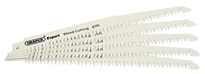 Draper Expert 6Tpi Stichsägeblätter für Holz, Bi-Metall, 3 Stück 250 mm