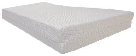 Dibapur® : Comfort - 9 Zonen Orthopädische Kaltschaummatratze Härtegrad: H2 (bis 85kg) (100x200) x 18cm Kern mit Standard Bezug ca. 19,5 cm