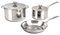 LE CREUSET Kochgeschirr-Set, dreilagig, Edelstahl, 5-teilig