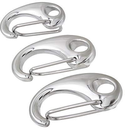 Auroris - Karabinerverschluss aus Edelstahl 26mm / 1 Stück