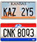 Celebrity Machines Winchester Impala | KAZ 2Y5 + CNK 80Q3 | Metal Stamped License Plates