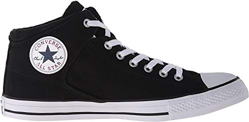 Converse Men's Street Canvas High Top Shoe, Black/Black/Black, 8 M US