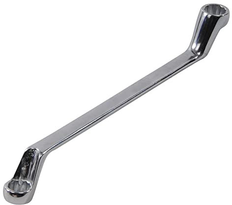 Dapetz ® 30mm - 32mm deep Offset Bi-hex swan Neck Ring Spanner or Wrench, Metric Polished Comes with a Thin Profile and Made of Chrome Vanadium Steel